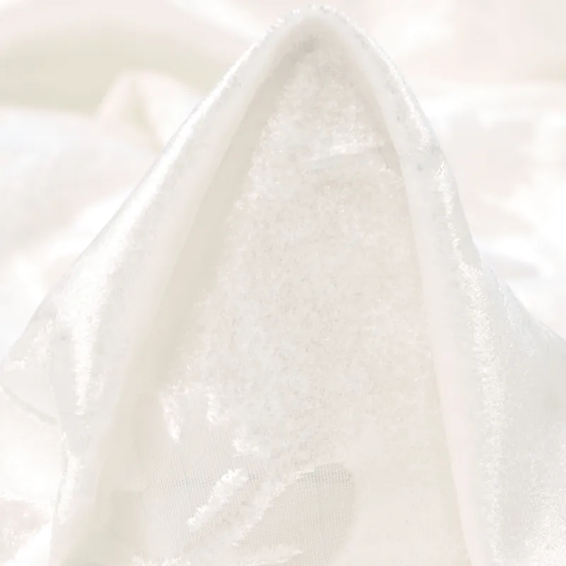 DEVORE, VISCOSE, FLORAL, SNOW WHITE Highlight