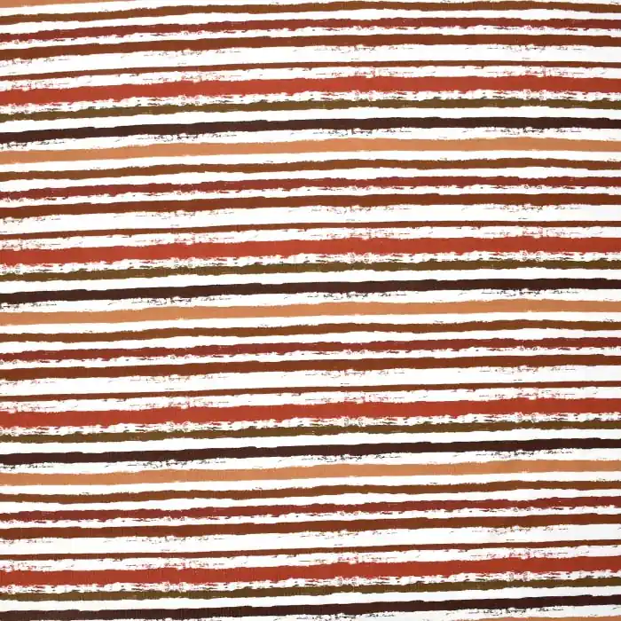 Jersey, Baumwolle, Streifen, 28521-1126, braun Aktuell