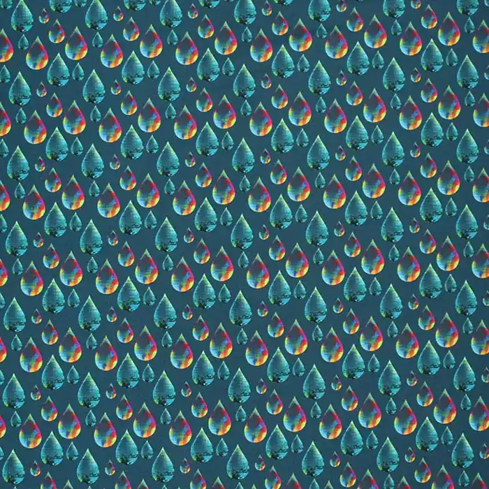 Sweatshirtstoff, digital, Tropfen, 28382-99 Ab Werk