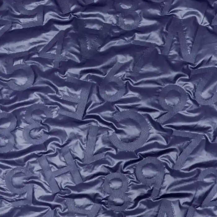 Steppstoff, Buchstaben, 28344-980, dunkelblau Preisreduziert