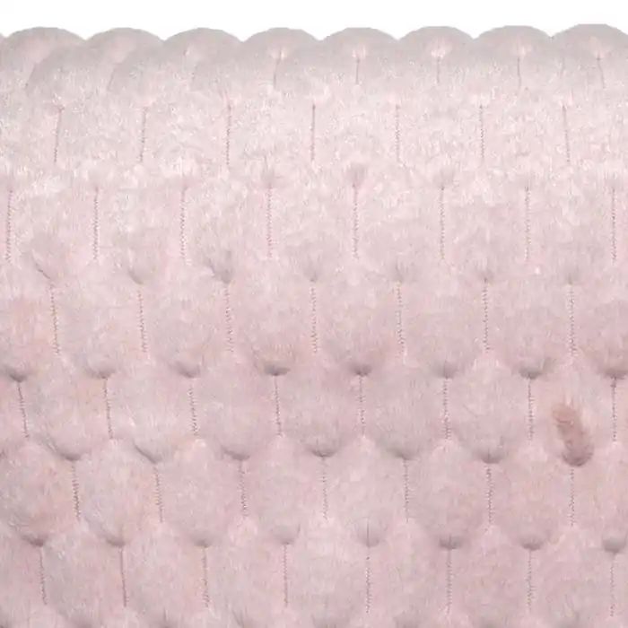 Preisreduziert Kunstpelz, kurzhaar, geometrisch, 28342-130, rosa