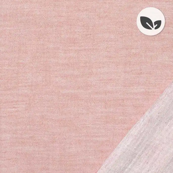 Preisknaller Musselin, doppelt, bio, 28374-44, orange