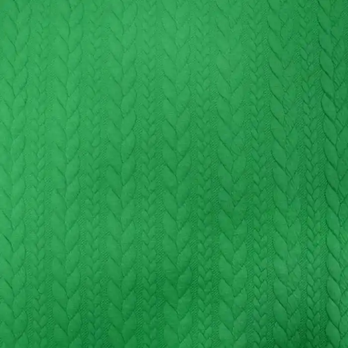 Rabatt Wirkware, Zopfmuster, 17331-309, grün