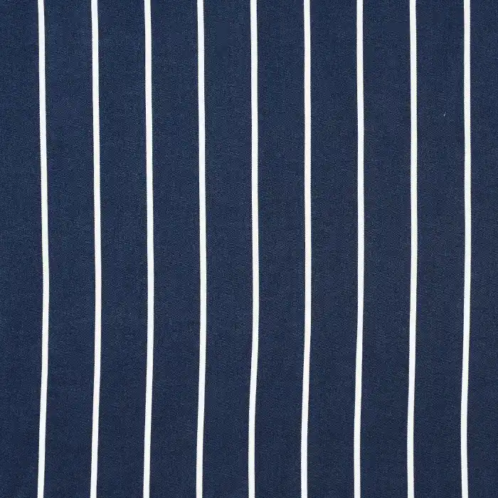 Solange Der Vorrat Reicht Gewebe, Tencel, Streifen, 26850-09, blau