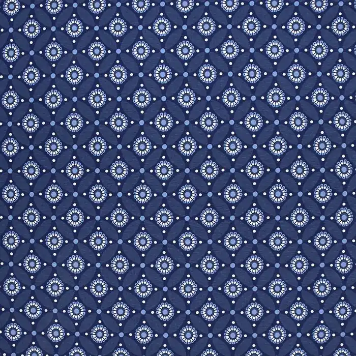 Heißes Angebot Jersey, Baumwolle, Ornament, 28259-960, blau