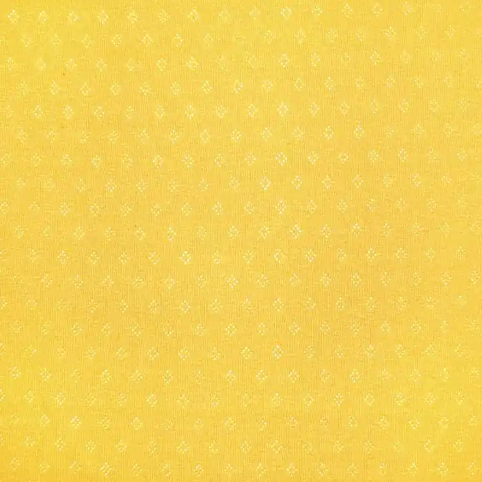 Günstig Wirkware, dünn, Baumwolle, Pointoille, 26779-010, gelb