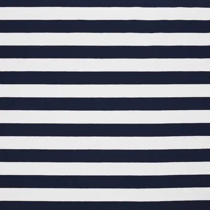 Neu Im Sortiment Jersey, Baumwolle, Streifen, 17415-002, blau