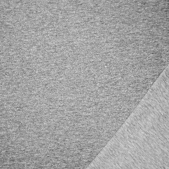 Echt Wirkware, dünn, Baumwolle, Wolle, 26858-02, grau