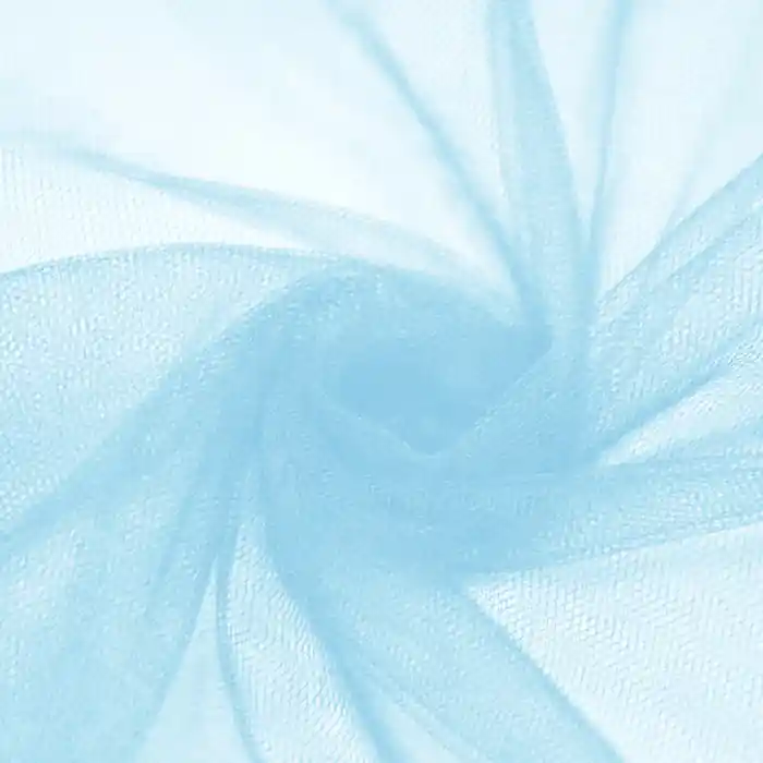 Tüll, weich, glänzend, 20189-36, hellblau Angebot