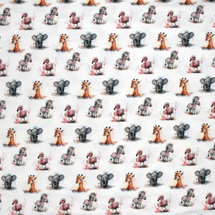 Jersey, Baumwolle, digital, Tiere, 28019-02 Heute Kaufen