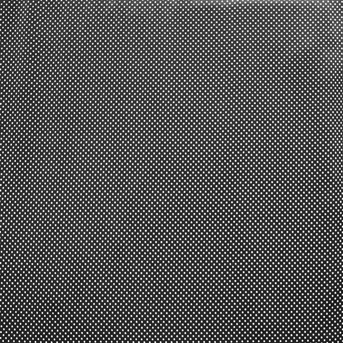 Satin, Viskose, Punkte, 27996-1, schwarz Exklusiv