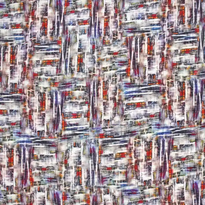 Echt Gewebe, Viskose, abstrakt, 27911-13