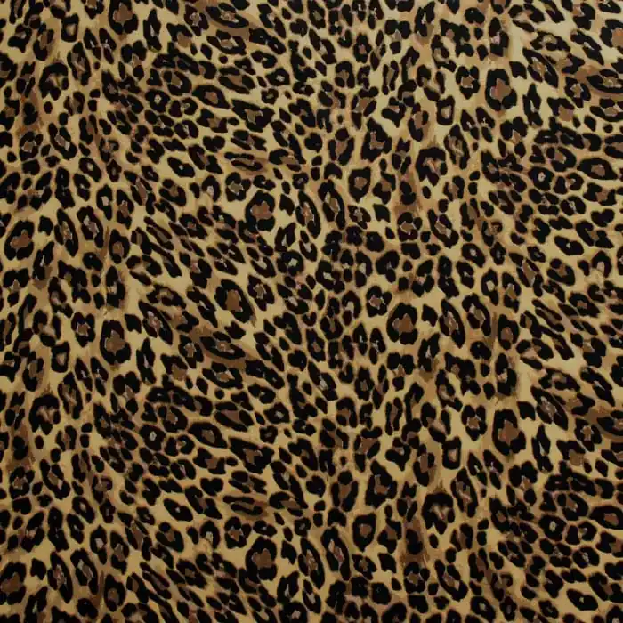 Mengenrabatt Satin, Viskose, tierisch, 28002-105, braun-beige