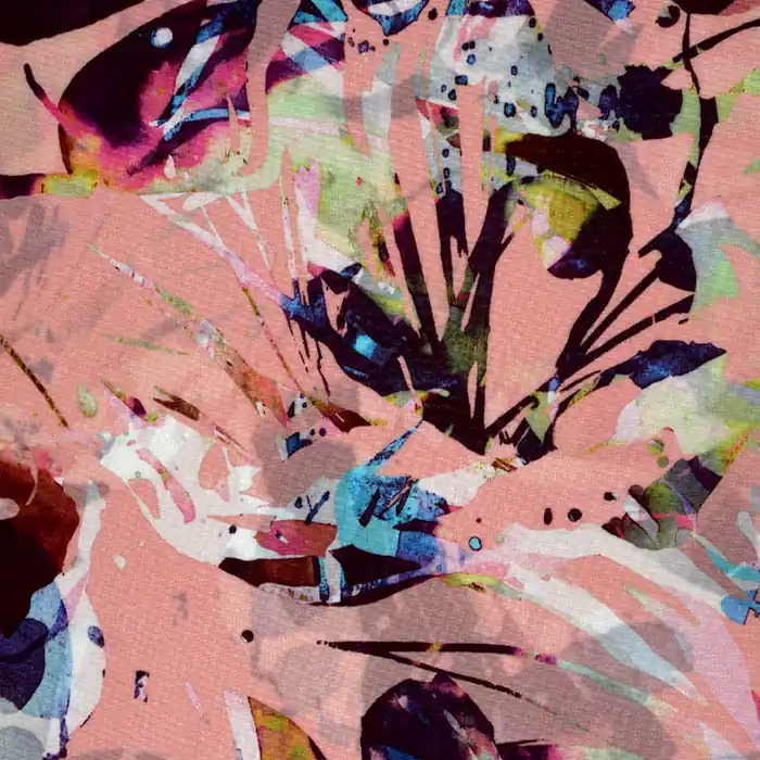 Jersey, Viskose, Filament, abstrakt, 25892-41, rosa Kracherpreis