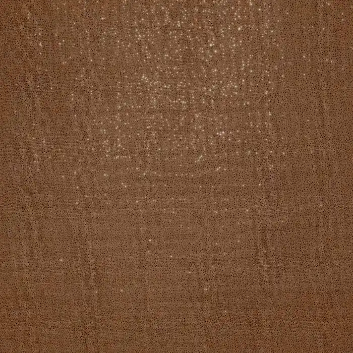 Neu Im Sortiment Musselin, doppelt, Glitter, 25276-048, braun