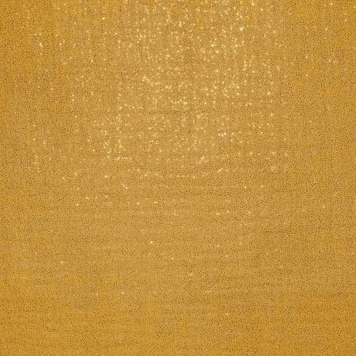 Sonderaktion Musselin, doppelt, Glitter, 25276-011, ocker