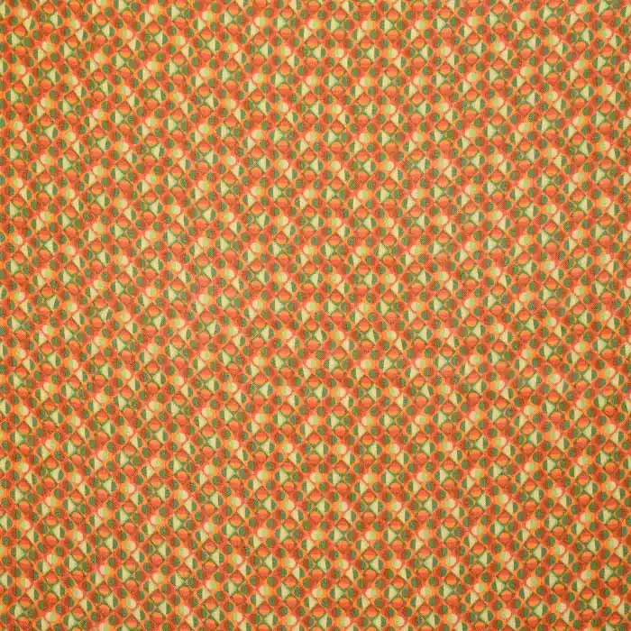 Gewebe, Viskose, geometrisch, 26836-16, orange Heißes Angebot
