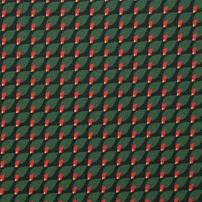 Satin, Polyester, geometrisch, 26218-004, grün Begrenztes Angebot