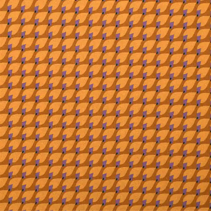 Neue Kollektion Satin, Polyester, geometrisch, 26218-005, gelb