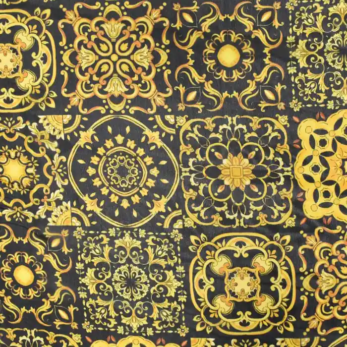 Meistverkauft Gewebe, Viskose, Chiffon, Ornament, 26606-09