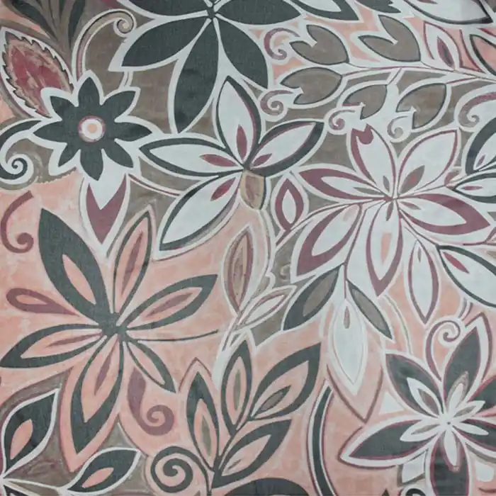 Zertifiziert Chiffon, Polyester, digital, floral, 26775-370