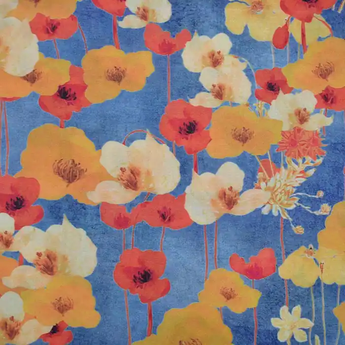 Sonderangebot Gewebe, Viskose, digital, floral, 25729-001