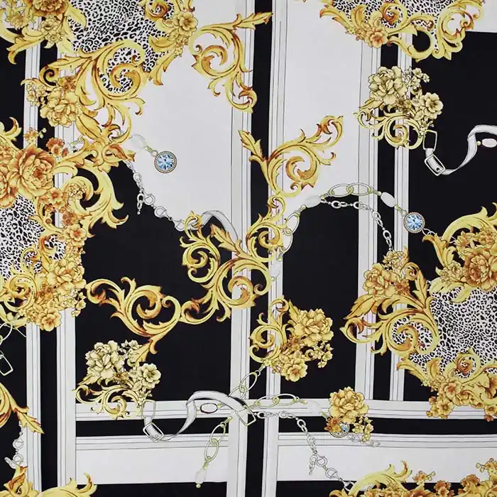 Satin, Polyester, Ornament, 26959-10 Knallerangebot