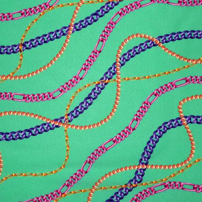 Gewebe, Viskose, abstrakt, 25894-50, grün Begrenztes Angebot