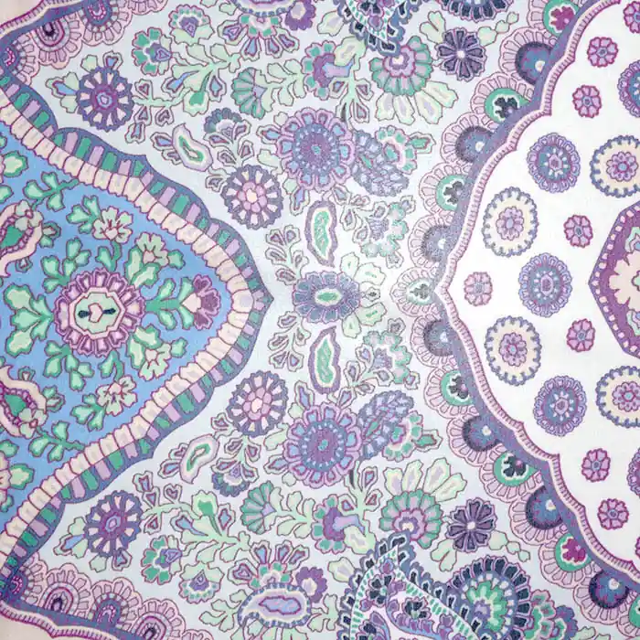 Gewebe, Viskose, Chiffon, Ornament, 25893-30, violett Markenprodukt