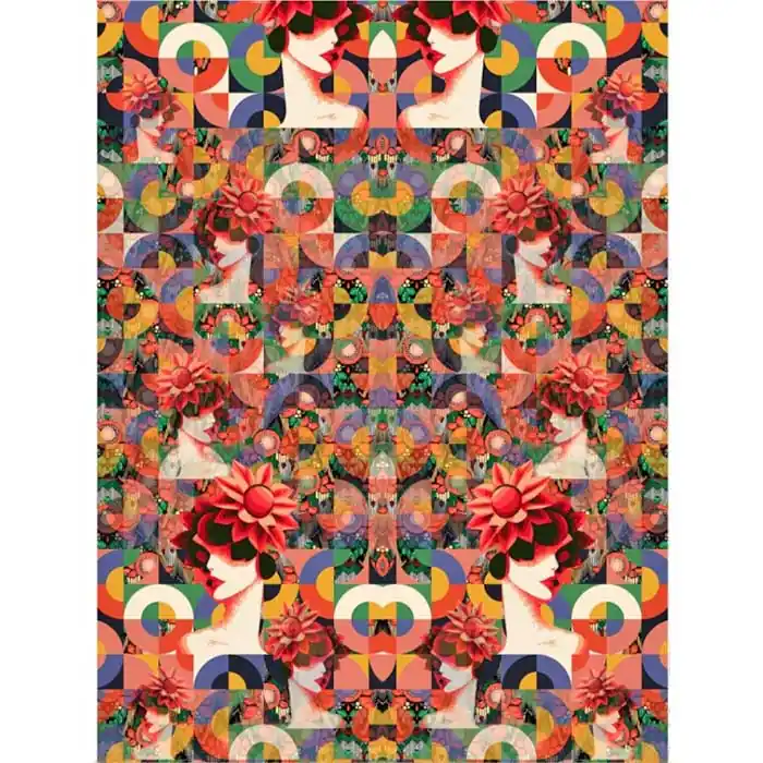 Direkt Vom Hersteller Jersey, Baumwolle, digital, abstrakt, 27842