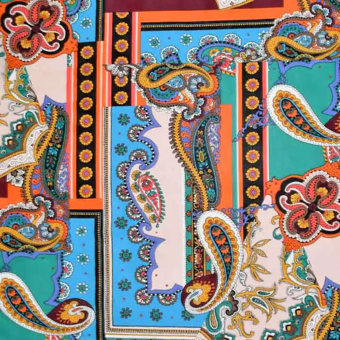 Ab Werk Gewebe, Viskose, Ornament, 27745-06