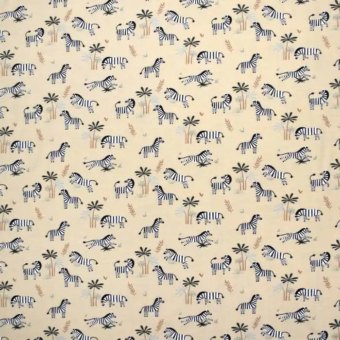 Schnäppchen Jersey, Baumwolle, Tiere, 27938-052, gelb-beige