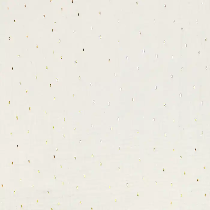 Musselin, doppelt, Punkte, 27711-011, sahne Neue Ware