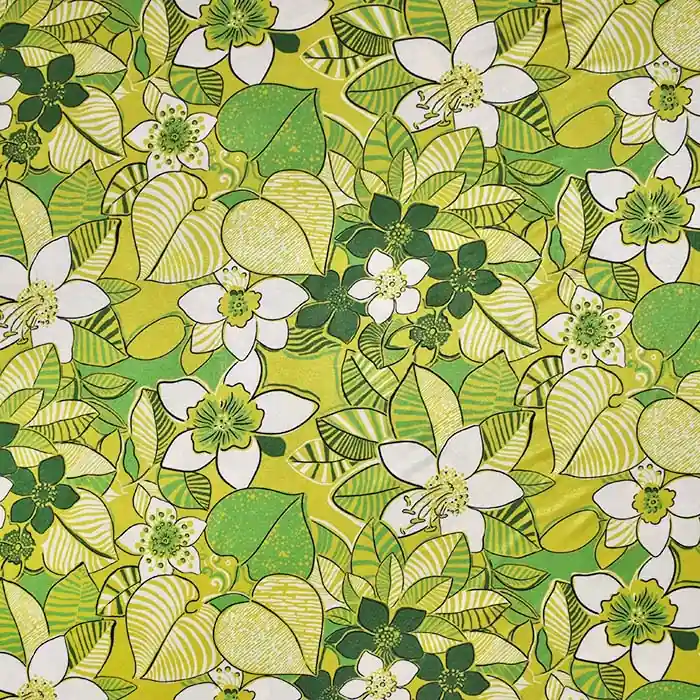 Sichere Zahlung Jersey, Polyester, floral, 28098-24, grün