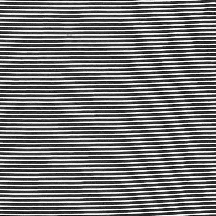 Günstig Jersey, Polyester, Streifen, 28022-30, schwarz-weiß