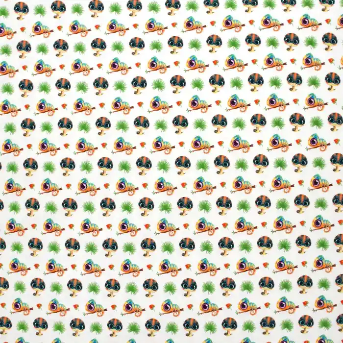 Jersey, Baumwolle, digital, Tiere, 28006-02 Premium