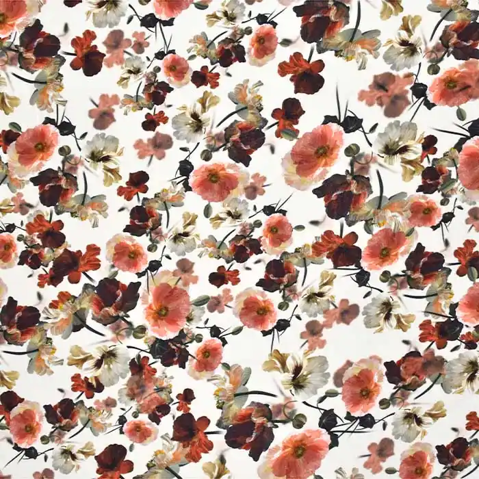 Jetzt Kaufen Gewebe, Viskose, digital, floral, 27758-001