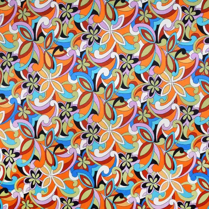 Jetzt Kaufen Seide, Satin, floral, 25006-45