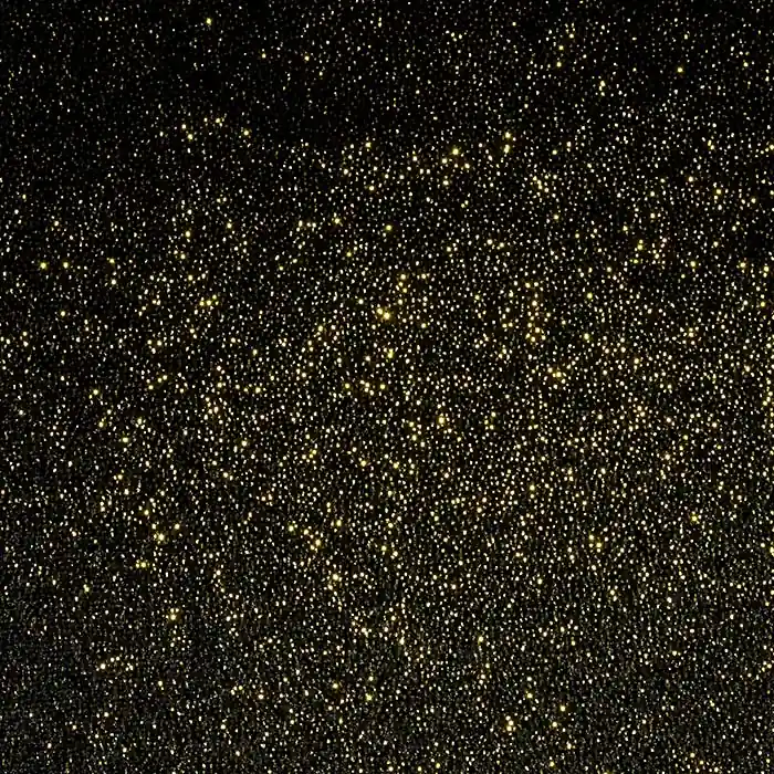 Plüsch, Polyester, Glitter, 27648-228, schwarz-golden Super-Preis