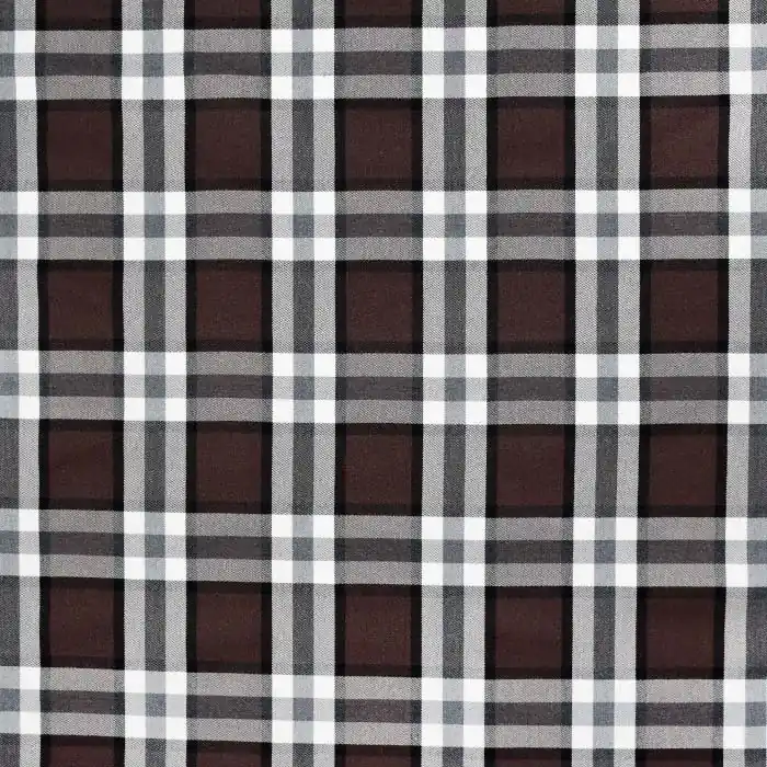 Anzugstoff, klassisch, Karo, 27628-16, braun Kostenfreie Lieferung