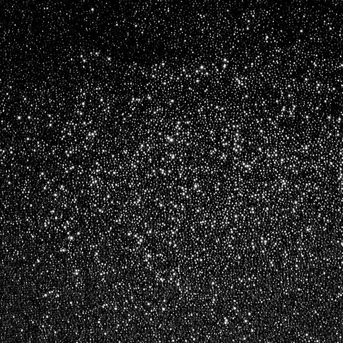 Premium Plüsch, Polyester, Glitter, 27648-555, schwarz-silbern