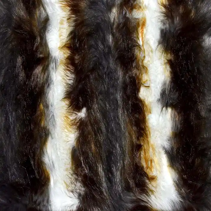 Premium Kunstpelz, langhaar, Streifen, 26190-04