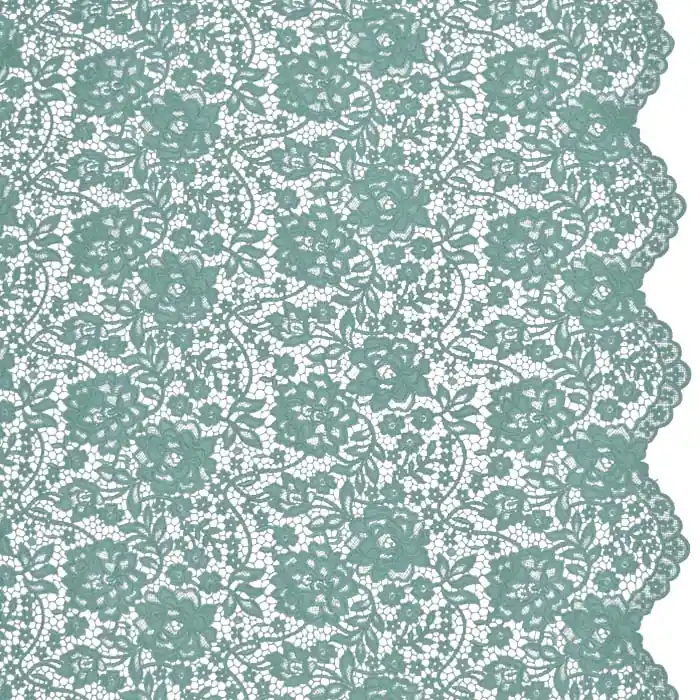 Spitze, floral, 27566-801, mint Versand Am Gleichen Tag