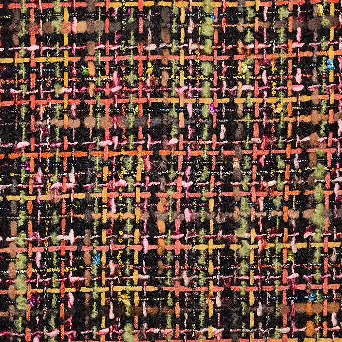 Sonderangebot Anzugstoff, 25251-03, orange-grün