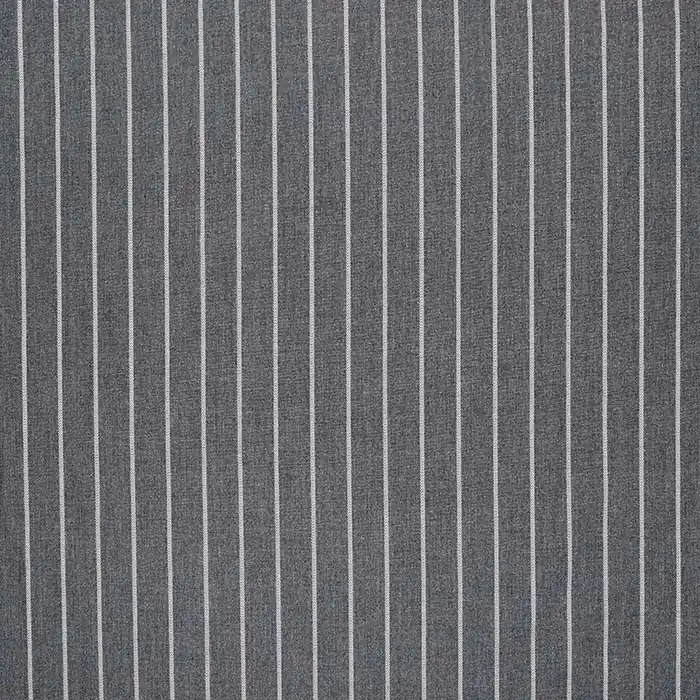 Echt Anzugstoff, Streifen, 27569-2002, grau