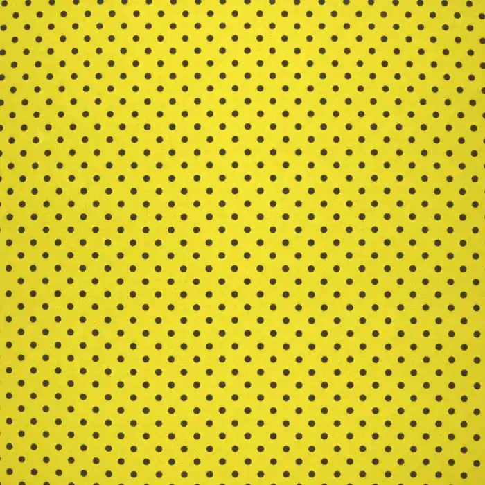 Schnäppchen Gewebe, Georgette, Punkte, 27573-110, gelb