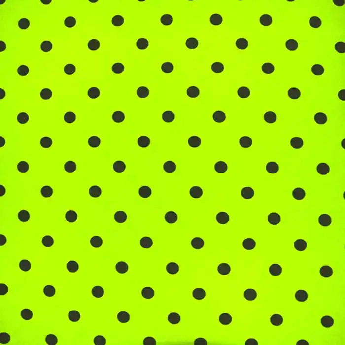 Gewebe, Georgette, Punkte, 27574-540, neongrün Top-Qualität