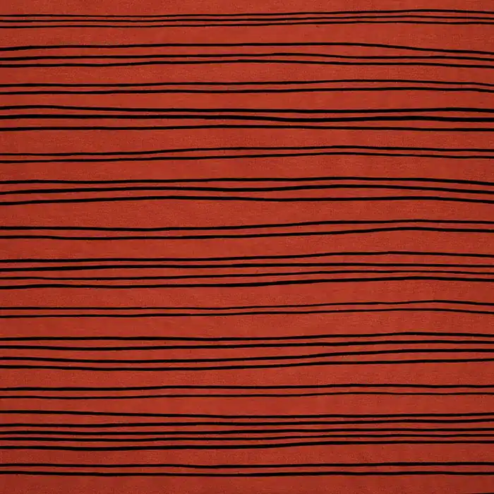 Saisonangebot Sweatshirtstoff, flauschig, Streifen, 23419-003, ziegelfarben