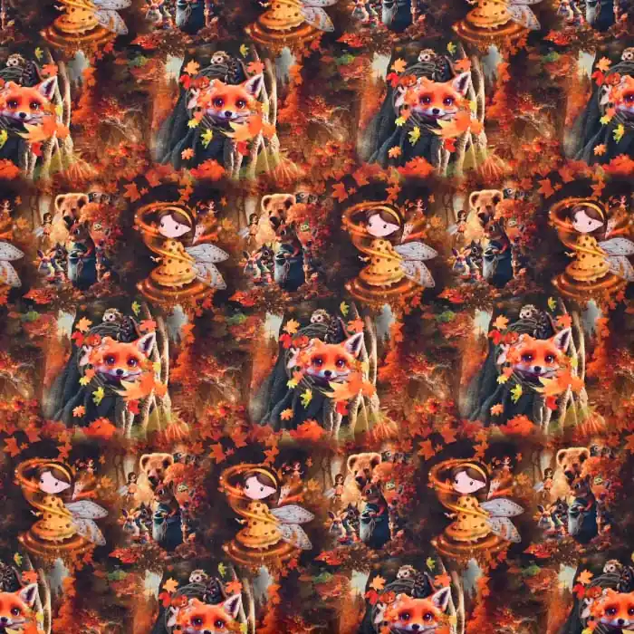 Neu Sweatshirtstoff, digital, Tiere, 27472