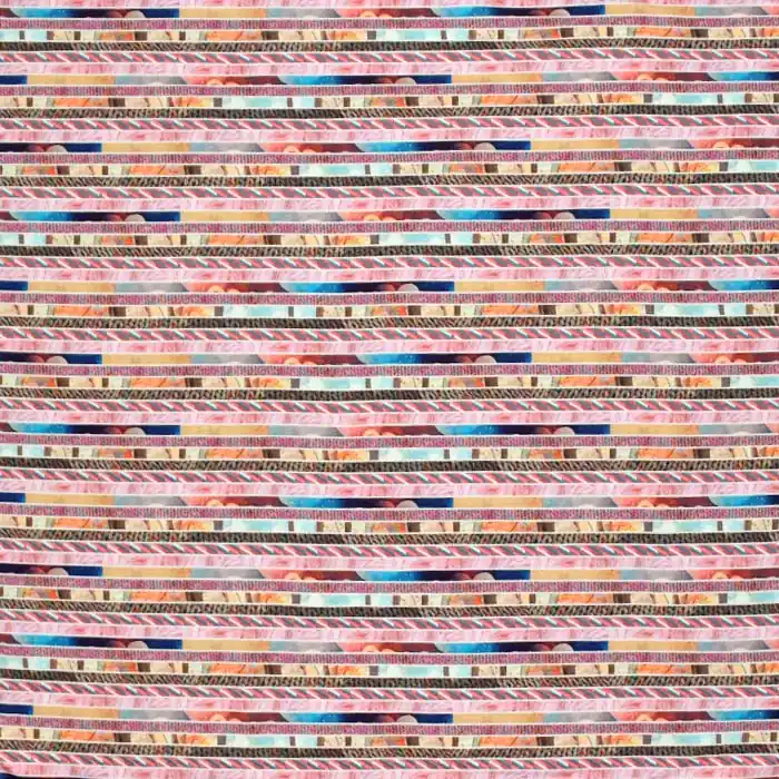 Original Sweatshirtstoff, digital, Streifen, 27474